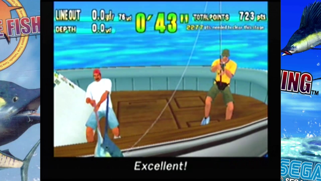 Sega Marine Fishing Game Sample